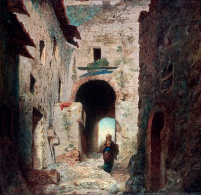 O Portão dos Mouros, 1835. de Eugene Isabey