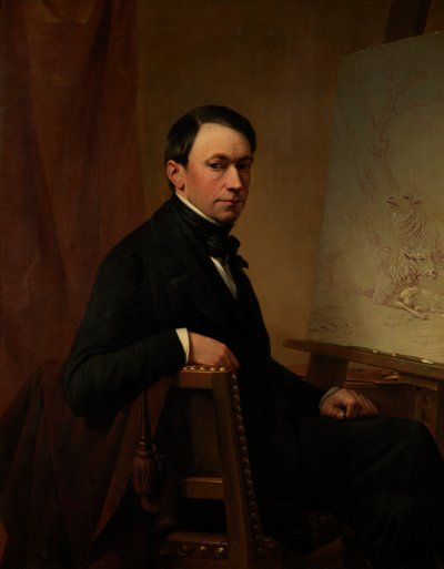 Auto-retrato de Eugene Joseph Verboeckhoven