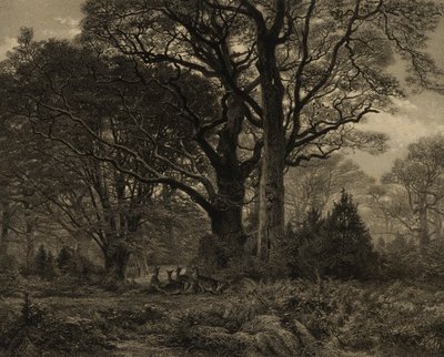 Floresta de Fontainbleau de Eugene Leroux