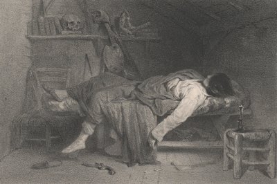 O Suicídio, 1846. de Eugene Leroux