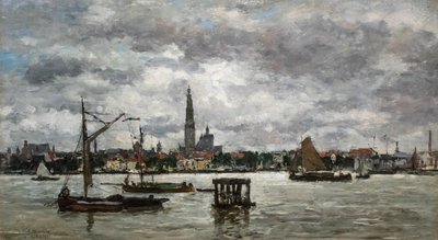 Antuérpia O Escalda de Eugene Louis Boudin