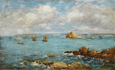 Baía de Douarnenez; Baía de Douarnenez, 1897 de Eugene Louis Boudin