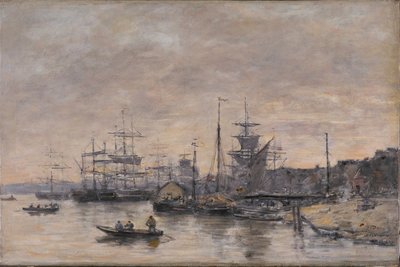 Bordéus, o porto de Eugene Louis Boudin
