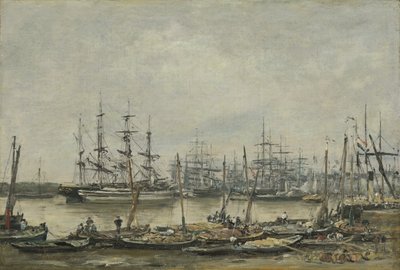 Bordéus, Quais 1874 de Eugene Louis Boudin