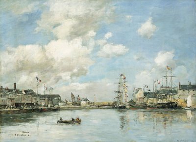 Fecamp, a Bacia, 1892 de Eugene Louis Boudin