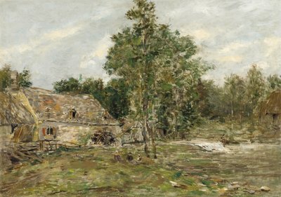 Saint-Cenery, o moinho, c.1890-92 de Eugene Louis Boudin