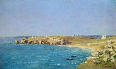 Paisagem do mar de Eugene Louis Boudin