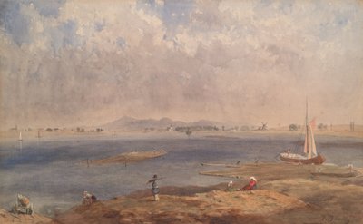 Marinha na Bretanha de Eugene Louis Boudin