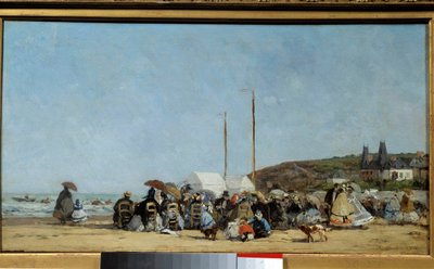 Praia de Trouville de Eugene Louis Boudin