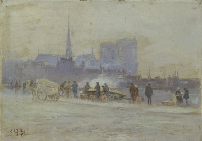 Notre-Dame, vista do Quai de l