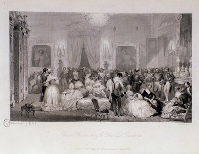 Uma noite social com o Duque de Orleans (Ferdinand-Philippe ou Ferdinand Philippe d