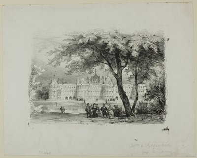 Castelo de Chambord de Eugene Louis Lami