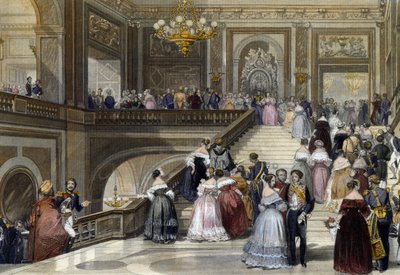 Grande festa no Palácio de Versalhes de Eugene Louis Lami
