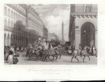 A entrada de um embaixador em Paris de Eugene Louis Lami