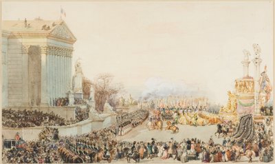 A Tradução das Cinzas de Napoleão: 15 de dezembro de 1840 de Eugene Louis Lami