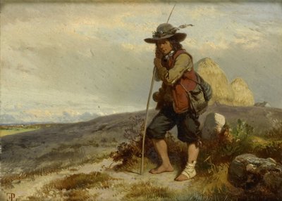 Um jovem Pastor de Eugene Modeste Edmond Lepoittevin