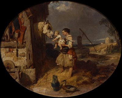 Os amigos da fazenda de Eugene Modeste Edmond Lepoittevin