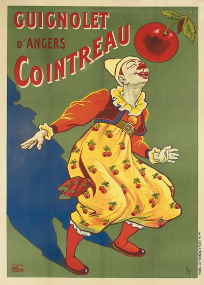 Cartaz de propaganda do Cointreau de Guignolet, c.1900 (litografia colorida) de Eugene Oge