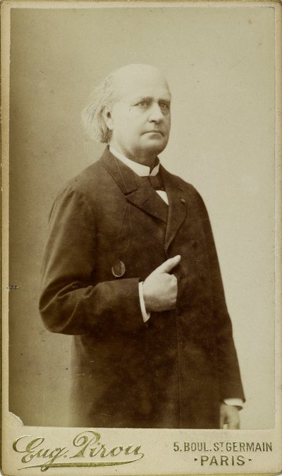 Retrato de Leconte de Lisle 1818-1894, c. 1870. de Eugene Pirou