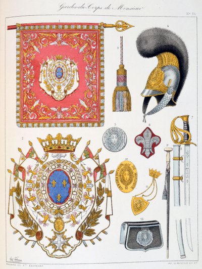 Guarda-costas do senhor, insígnias de Eugene Titeux