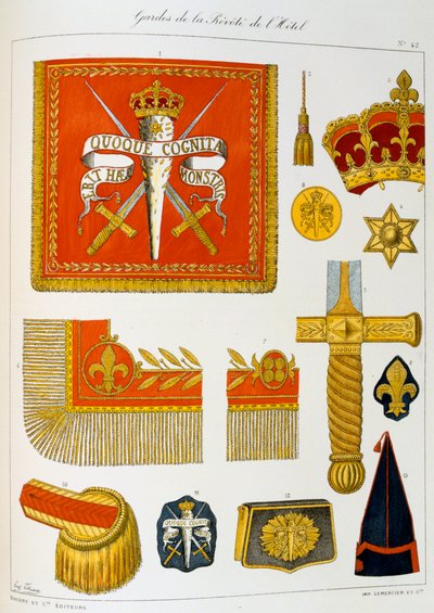 Hotel Prevost Guards, insígnias de Eugene Titeux