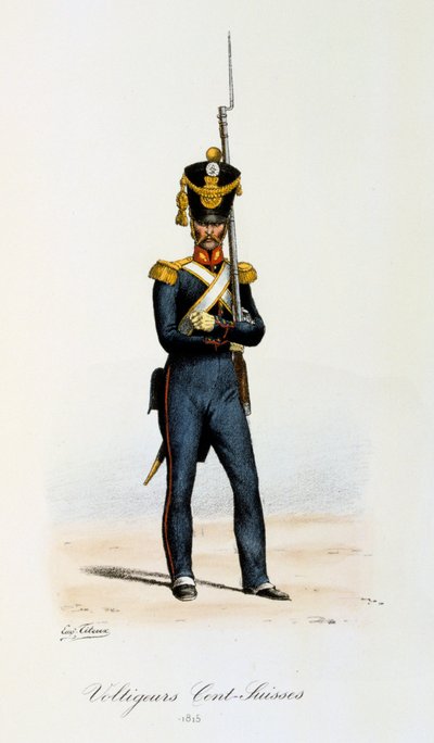 Voltigeurs, Centavos-Suisses, 1815 de Eugene Titeux