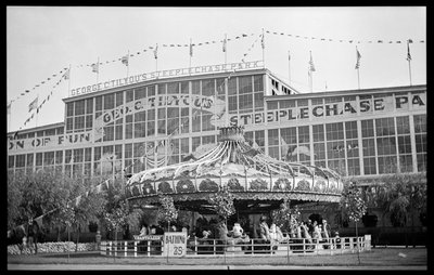 Vista de Coney Island, 1903 (nitrato negativo) de Eugene Wemlinger