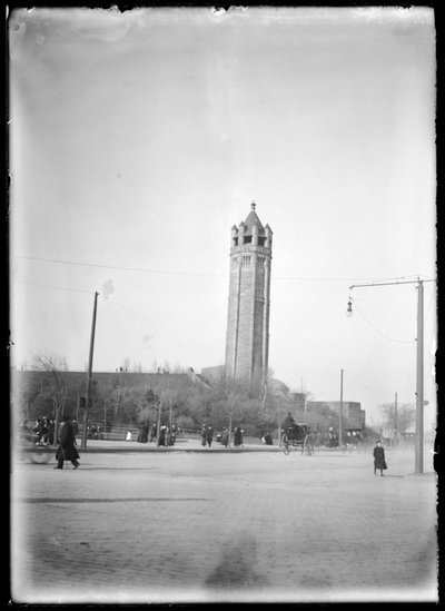 Vista, oriental, parkway, olhar, brooklyn, museu, c.1903-10, (nitrate, negative) de Eugene Wemlinger