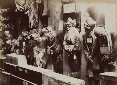 Catacumbas, Convento dos Capuchinhos, Palermo, ca. 1895. de Eugenio Interguglielmi