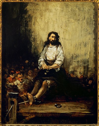 O condenado (pintura sobre tela) de Eugenio Lucas Velazquez