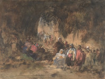 Árabes Descansando, 1817-70. de Eugenio Lucas Villamil