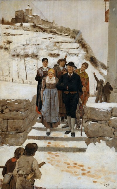 Casamento de Ouro no Tirol do Sul de Eugenio Prati
