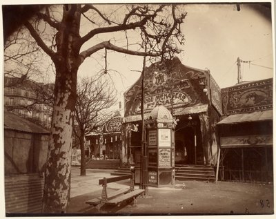 Fête Vaugirard (Feira de rua e quiosque) de Eugène Atget