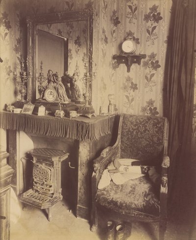 Interior de uma casa da classe trabalhadora, rue de Romainville de Eugène Atget