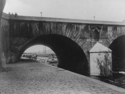 Quai d&39;Anjou, Pont Marie, Paris (4º Arrondissement), 1911 de Eugène Atget