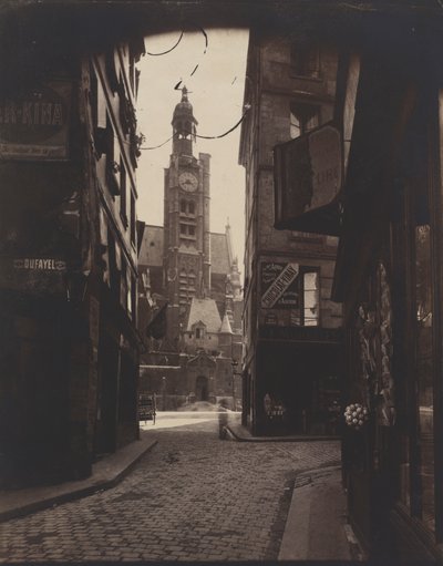Rue de la Montagne-Sainte-Geneviève, 1898. de Eugène Atget