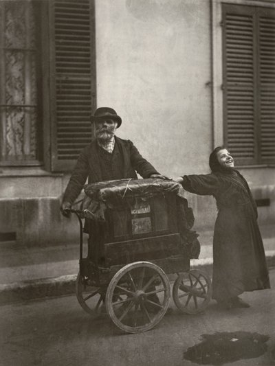 Músicos de rua de Eugène Atget