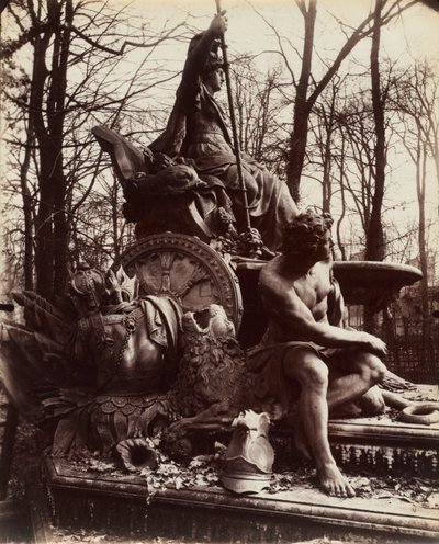 Versalhes, fonte da França triunfante, 1904. de Eugène Atget