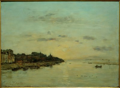 Estuário do Somme de Eugene Louis Boudin