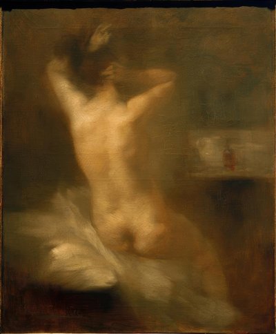 E. Carrière, costas femininas de Eugène Carrière