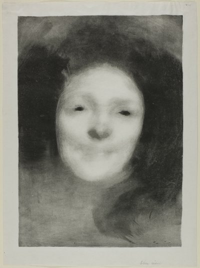 Elise sorrindo de Eugène Carrière