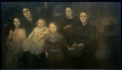 Família do artista de Eugène Carrière