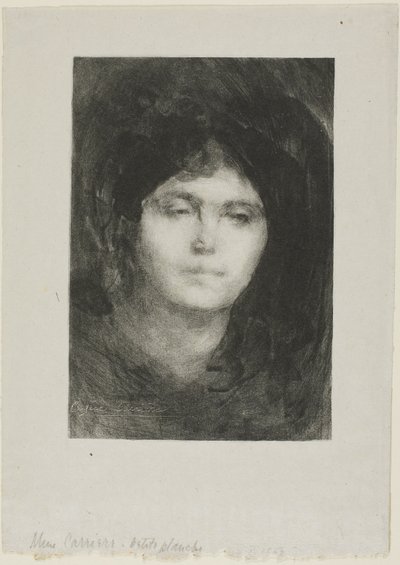 Senhora Eugene Carriere de Eugène Carrière
