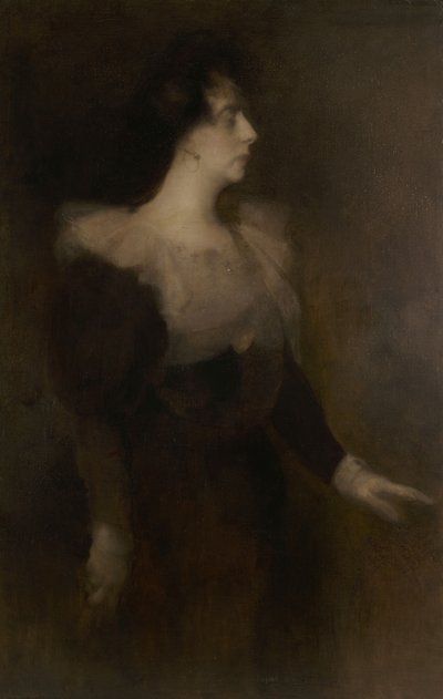 Retrato de Pauline Ménard-Dorian 1870-1941, c. 1890. de Eugène Carrière