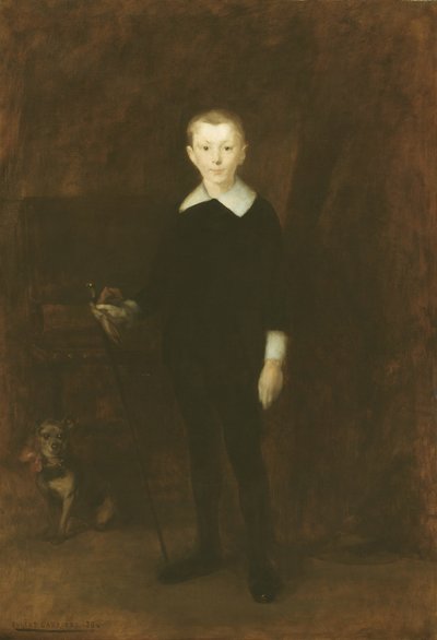 Retrato de um menino, 1886. de Eugène Carrière