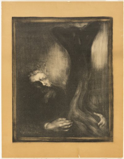 Rodin esculpindo de Eugène Carrière
