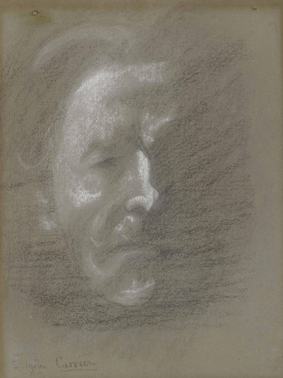 Auto-retrato. de Eugène Carrière