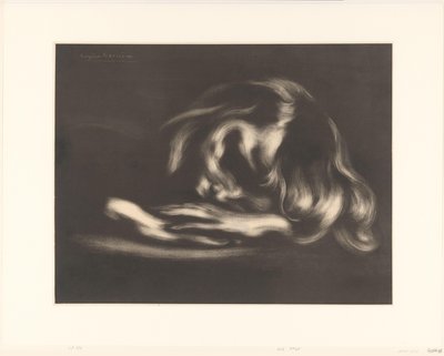 menina dormindo le sommeil de Eugène Carrière