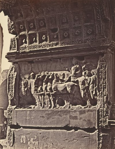Baixo-relevo do arco de Tito, 1848-52. de Eugène Constant