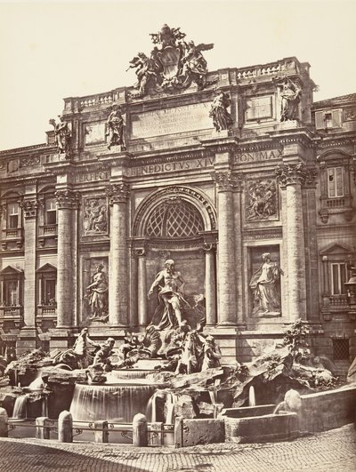 Fontana di Trevi, 1848-52. de Eugène Constant
